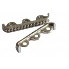 Tibetan Silver Three Hole Spacer Bar